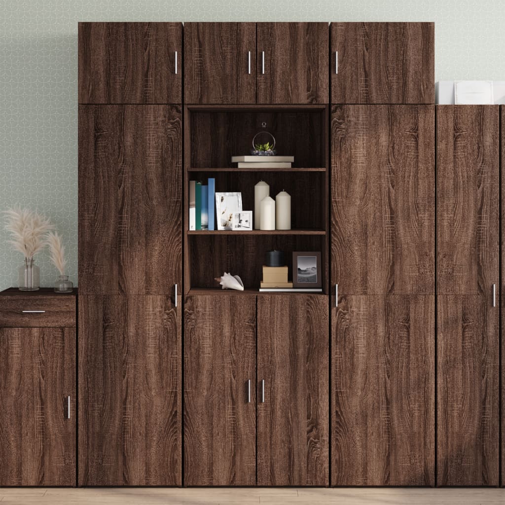Armadietto Rovere Marrone 70x42,5x225 Cm In Truciolato