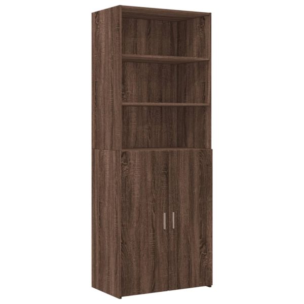 Armadietto Rovere Marrone 70x42,5x225 Cm In Truciolato - Image 6