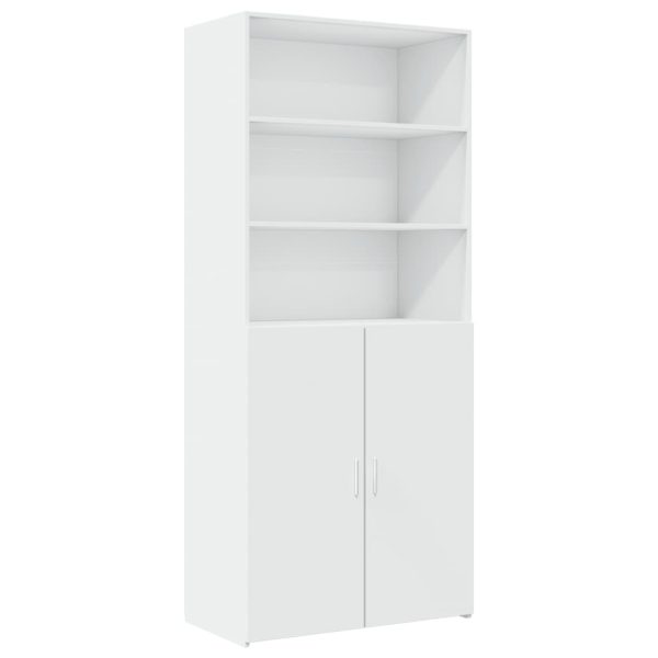 Credenza Bianca 80x42,5x249 Cm In Legno Multistrato - Image 4