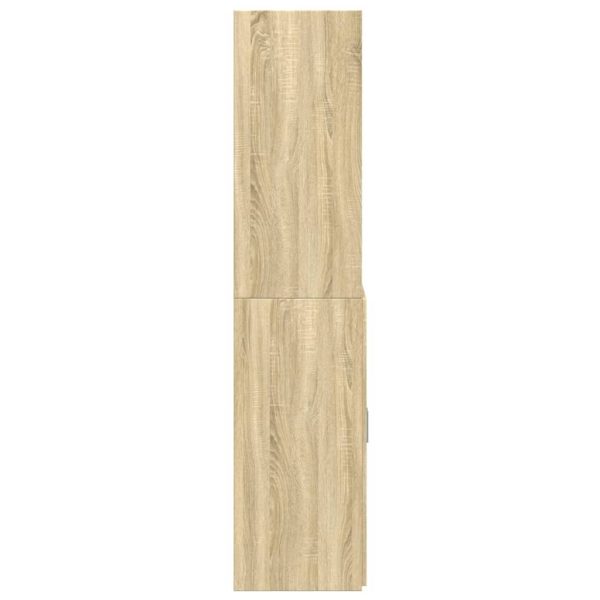 Credenza Rovere Sonoma 80x42,5x185 Cm In Legno Multistrato - Image 5