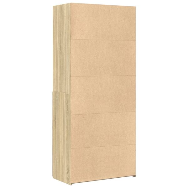 Credenza Rovere Sonoma 80x42,5x185 Cm In Legno Multistrato - Image 6