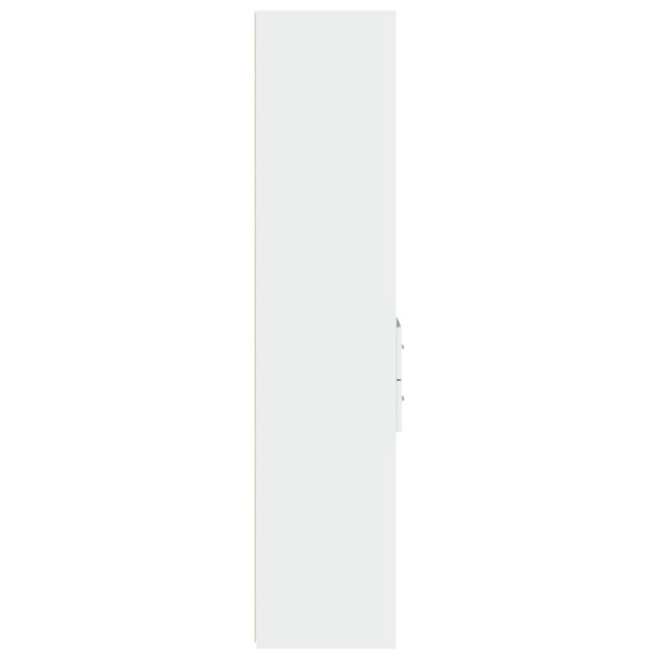 Credenza Bianca 40x42,5x185 Cm In Legno Multistrato - Image 5