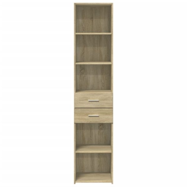Credenza Rovere Sonoma 40x42,5x185 Cm In Legno Multistrato - Image 4