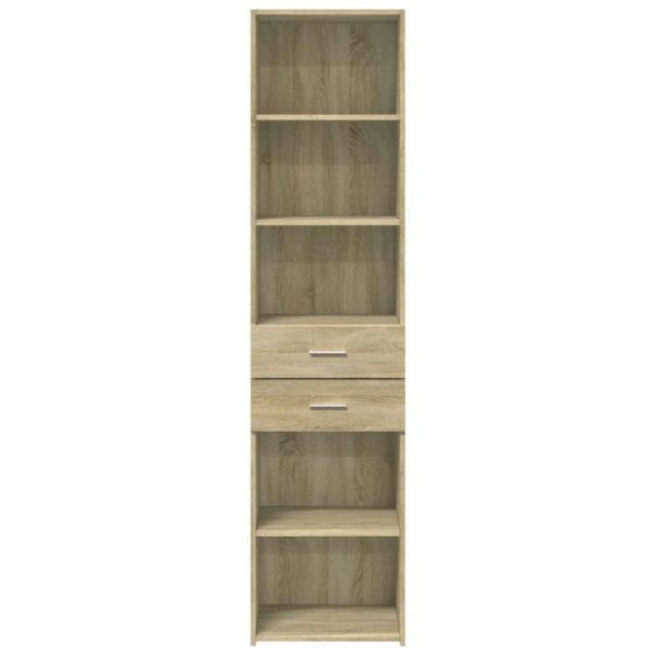 Credenza Rovere Sonoma 45x42,5x185 Cm In Legno Multistrato - Image 4