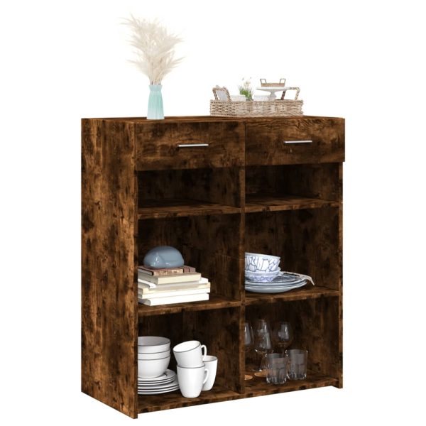 Credenza Rovere Sonoma 80x42,5x93 Cm In Legno Multistrato - Image 3