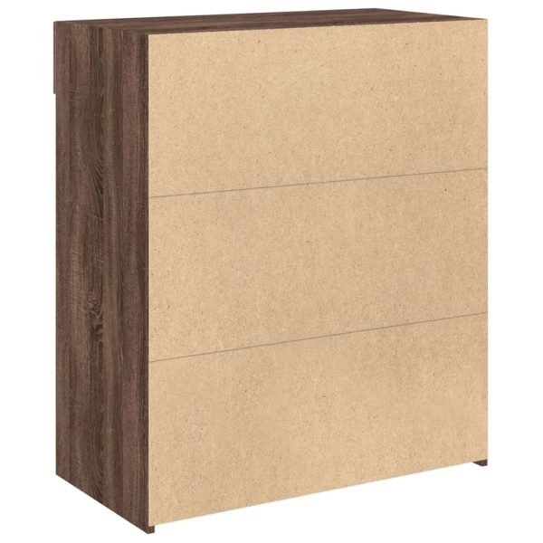 Credenza Rovere Marrone 80x42,5x93 Cm In Legno Multistrato - Image 6
