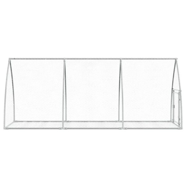 Conigliera Argento 300x105x120 Cm In Acciaio Zincato - Image 6