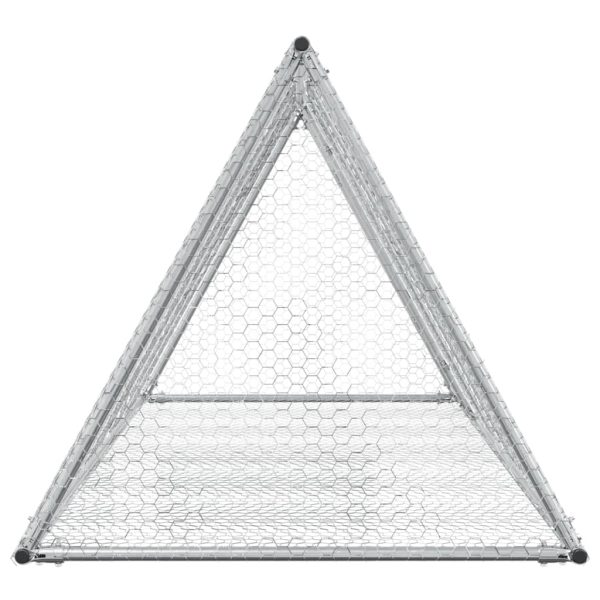 Conigliera Argento 200x105x91 Cm In Acciaio Zincato - Image 6