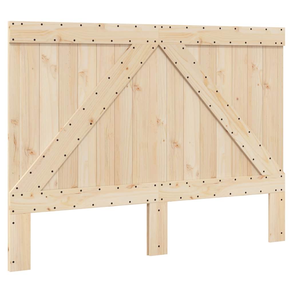 Giroletto Con Testiera 140x200 Cm In Legno Massello Di Pino - Image 6