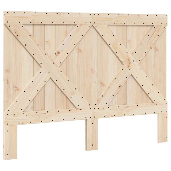 Giroletto Con Testiera 140x200 Cm In Legno Massello Di Pino - Image 6