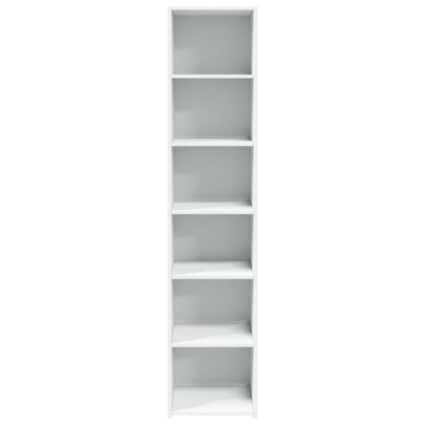 Credenza Bianca 40x41x185cm In Legno Multistrato - Image 4