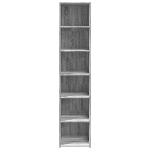 Credenza Grigio Sonoma 40x41x185cm In Legno Multistrato - Image 4