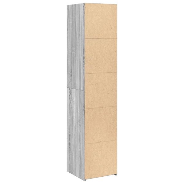 Credenza Grigio Sonoma 40x41x185cm In Legno Multistrato - Image 6