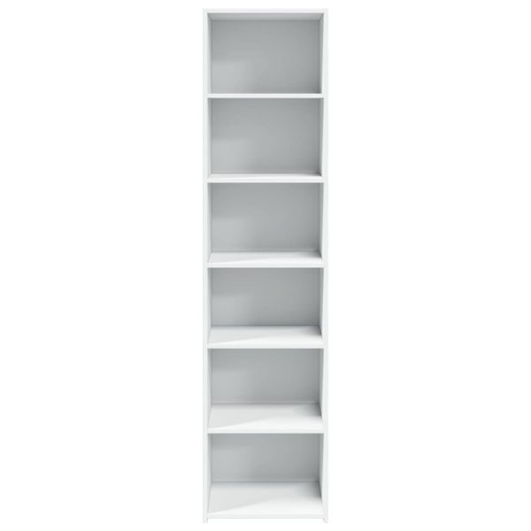 Credenza Bianca 45x41x185 Cm In Legno Multistrato - Image 4