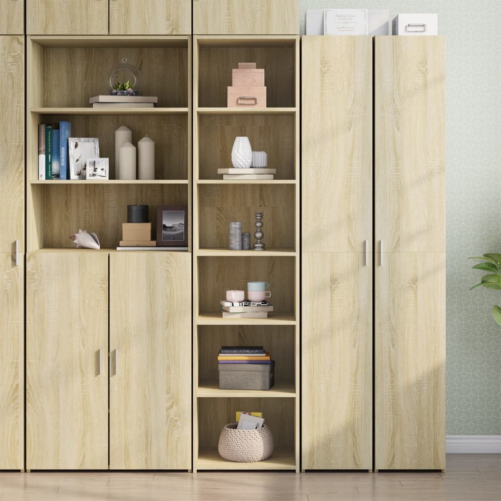 Credenza Rovere Sonoma 45x41x185 Cm In Legno Multistrato