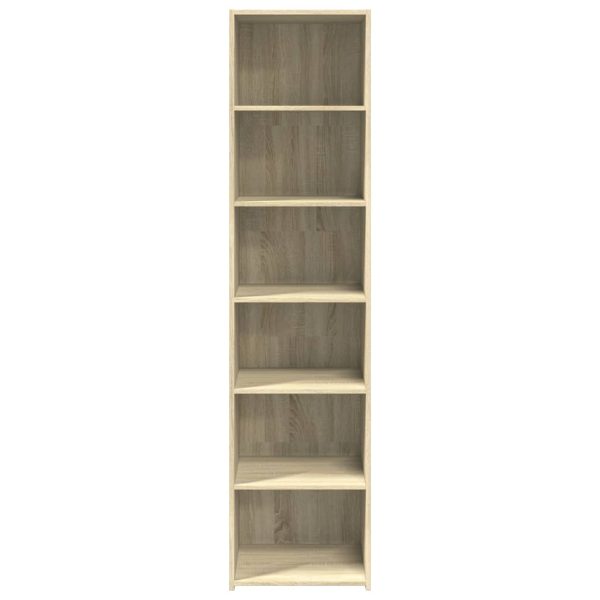 Credenza Rovere Sonoma 45x41x185 Cm In Legno Multistrato - Image 4