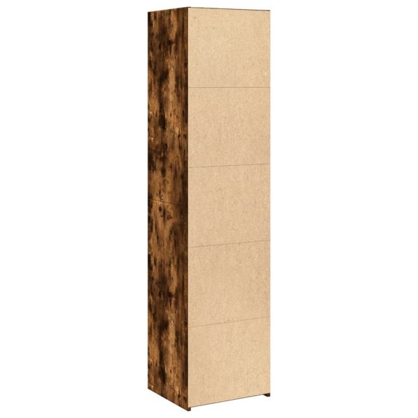 Credenza Rovere Fumo 45x41x185 Cm In Legno Multistrato - Image 6