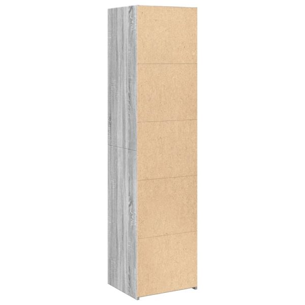Credenza Grigio Sonoma 45x41x185 Cm In Legno Multistrato - Image 6