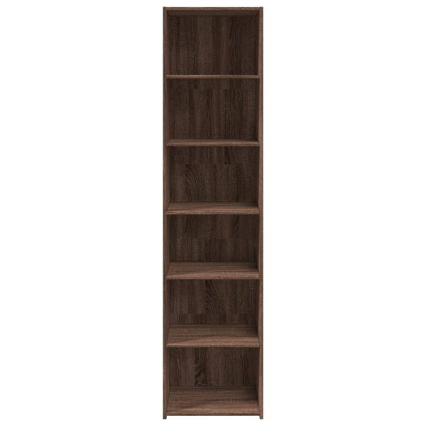 Credenza Rovere Marrone 45x41x185 Cm In Legno Multistrato - Image 4