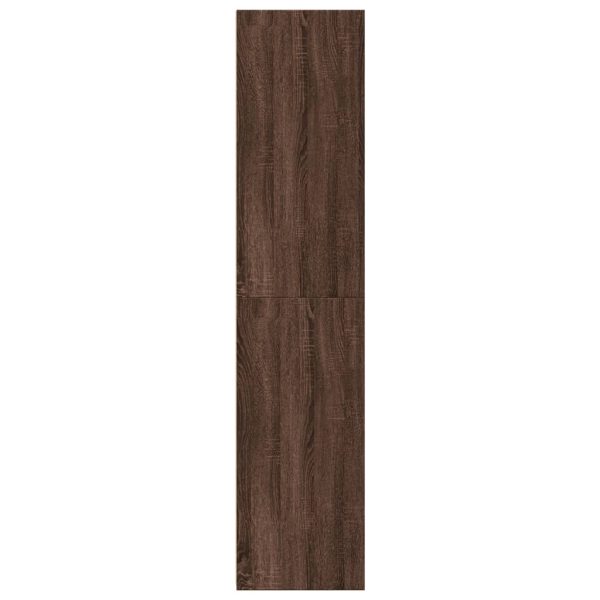 Credenza Rovere Marrone 45x41x185 Cm In Legno Multistrato - Image 5