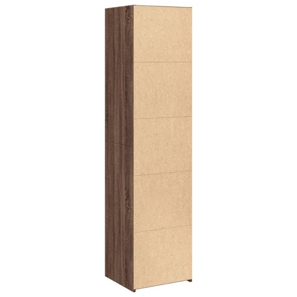 Credenza Rovere Marrone 45x41x185 Cm In Legno Multistrato - Image 6