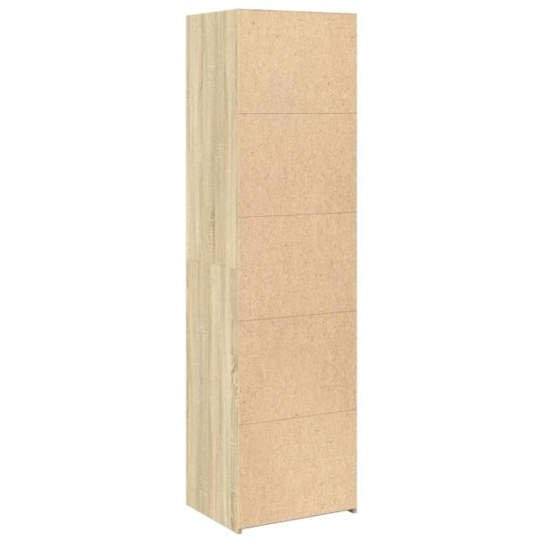 Credenza Rovere Sonoma 50x41x185 In Legno Multistrato - Image 6