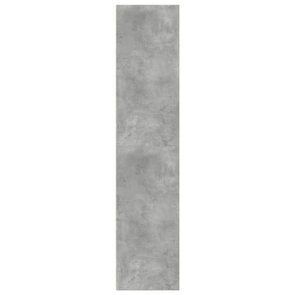 Credenza Grigio Cemento 50x41x185 In Legno Multistrato - Image 5