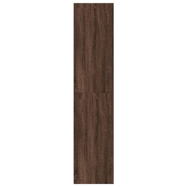 Credenza Rovere Marrone 50x41x185 In Legno Multistrato - Image 5