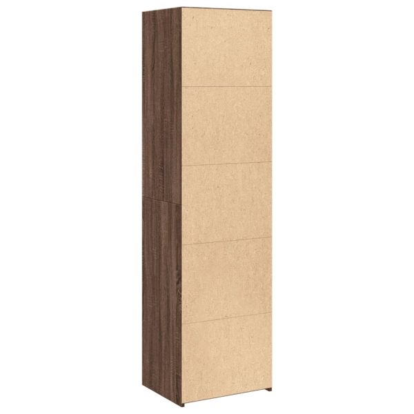 Credenza Rovere Marrone 50x41x185 In Legno Multistrato - Image 6
