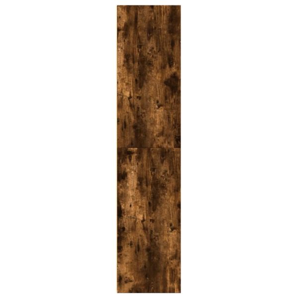 Credenza Rovere Fumo 70x41x185 Cm In Legno Multistrato - Image 5