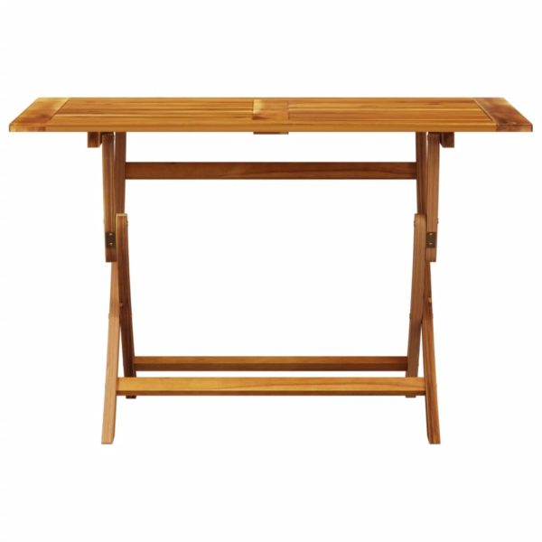 Set Pranzo Da Giardino 5 Pz Nero Polipropilene E Legno Massello - Image 6