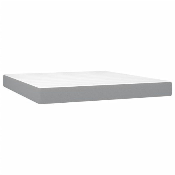 Letto Con Materasso Bianco 140x200 Cm In Legno Massello Di Pino - Image 5
