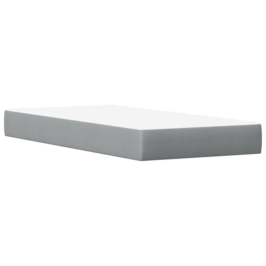Letto Con Materasso Bianco 90x200 Cm In Legno Massello Di Pino - Image 6
