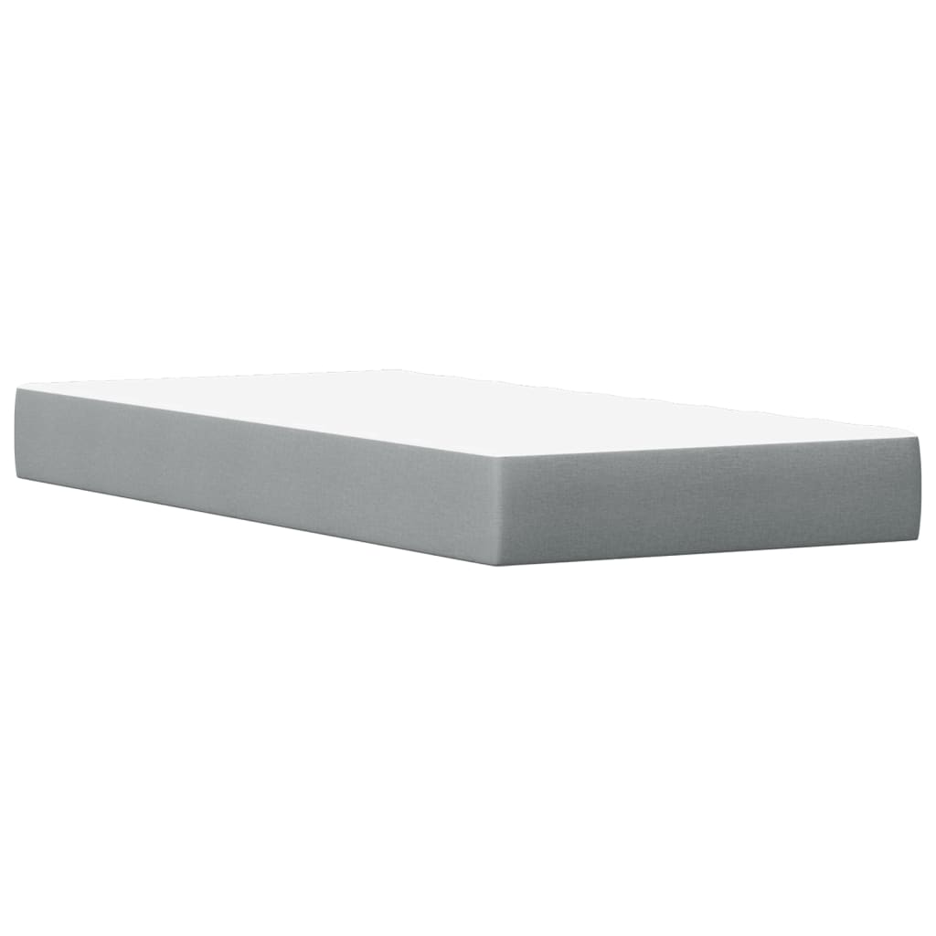 Letto Con Materasso Marrone Cera 90x190cm Legno Massello Pino - Image 6