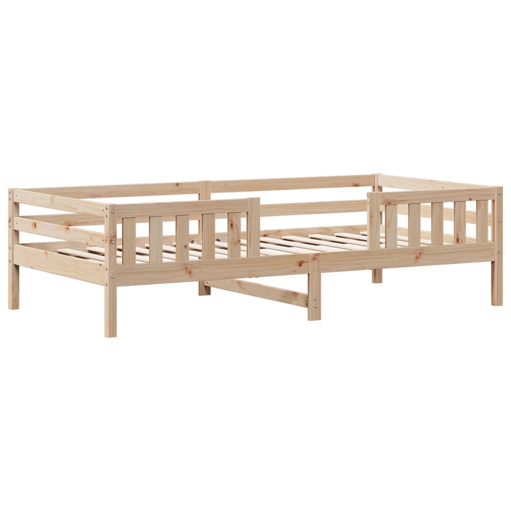 Giroletto Con Tetto 100x200 Cm In Legno Massello Di Pino - Image 5
