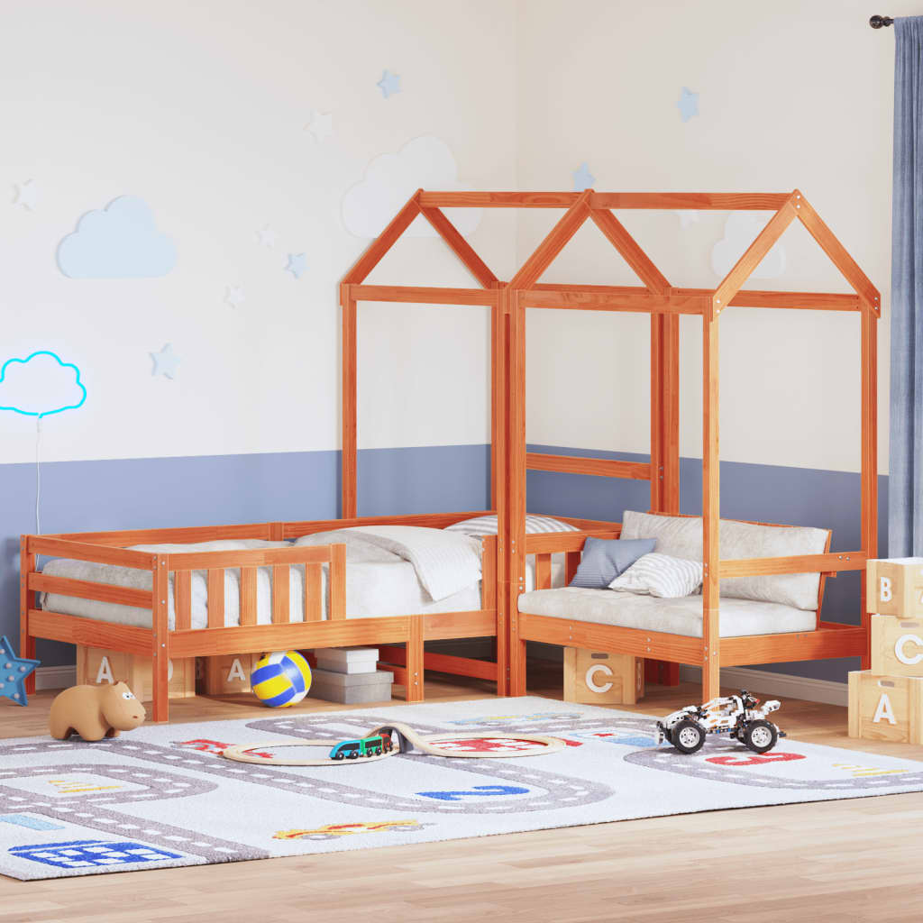 Giroletto Con Panca E Tetto Cera 100x200 Cm In Legno Di Pino