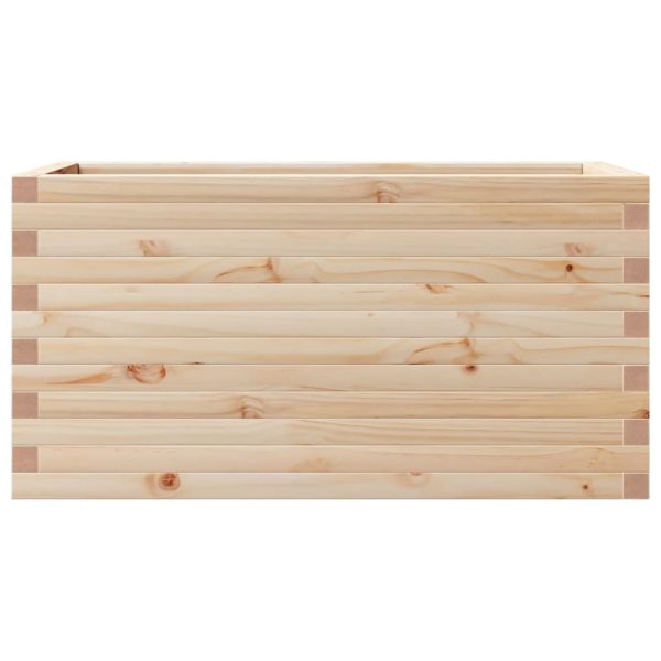 Fioriera Da Giardino 90x40x46 Cm In Legno Massello Di Pino - Image 5