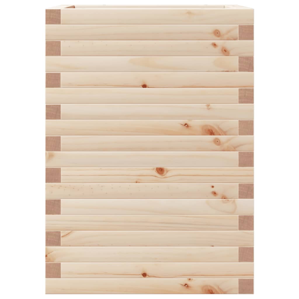 Fioriera Da Giardino 50x50x68,5 Cm In Legno Massello Di Pino - Image 5
