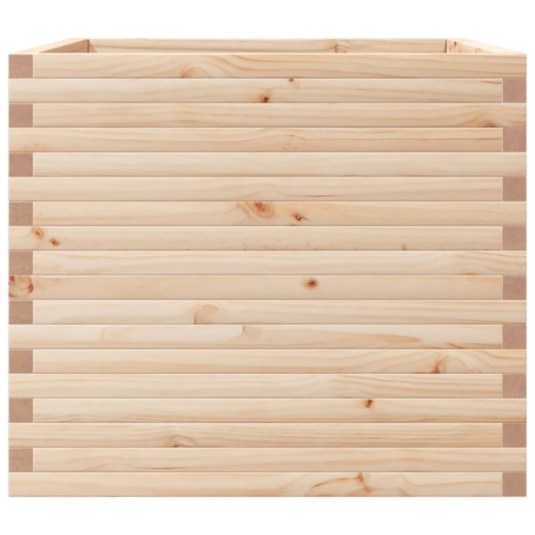 Fioriera Da Giardino 80x80x68,5 Cm In Legno Massello Di Pino - Image 5