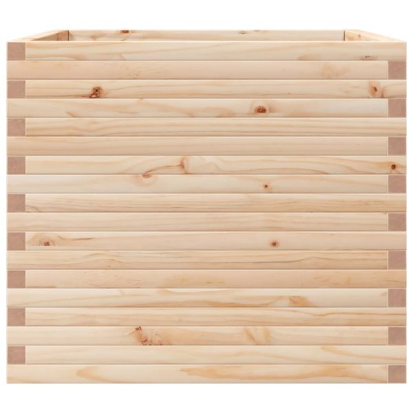 Fioriera Da Giardino 80x80x68,5 Cm In Legno Massello Di Pino - Image 6