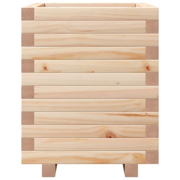 Fioriera Da Giardino 40x40x49,5 Cm In Legno Massello Di Pino - Image 5