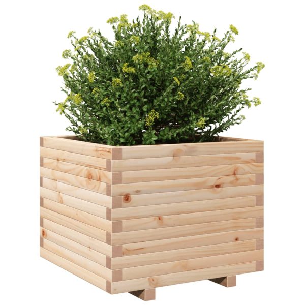 Fioriera Da Giardino 60x60x49,5 Cm In Legno Massello Di Pino - Image 4