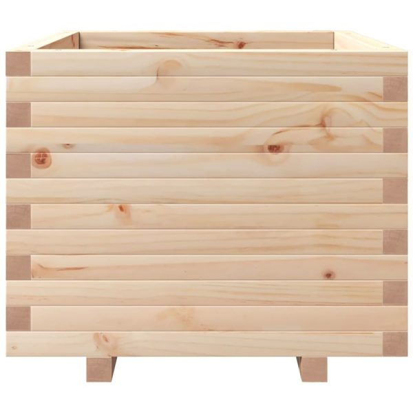 Fioriera Da Giardino 60x60x49,5 Cm In Legno Massello Di Pino - Image 5