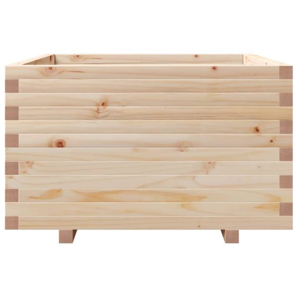 Fioriera Da Giardino 80x80x49,5 Cm In Legno Massello Di Pino - Image 5