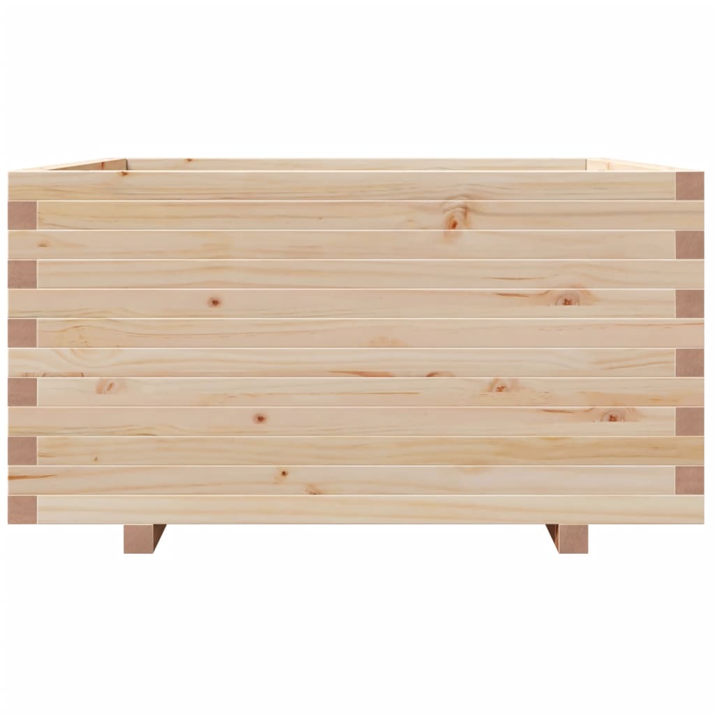 Fioriera Da Giardino 90x90x49,5 Cm In Legno Massello Di Pino - Image 5