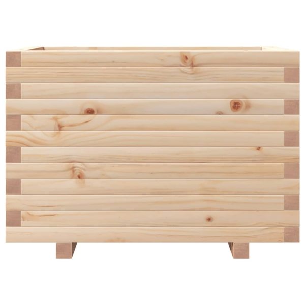 Fioriera Da Giardino 70x40x49,5 Cm In Legno Massello Di Pino - Image 5
