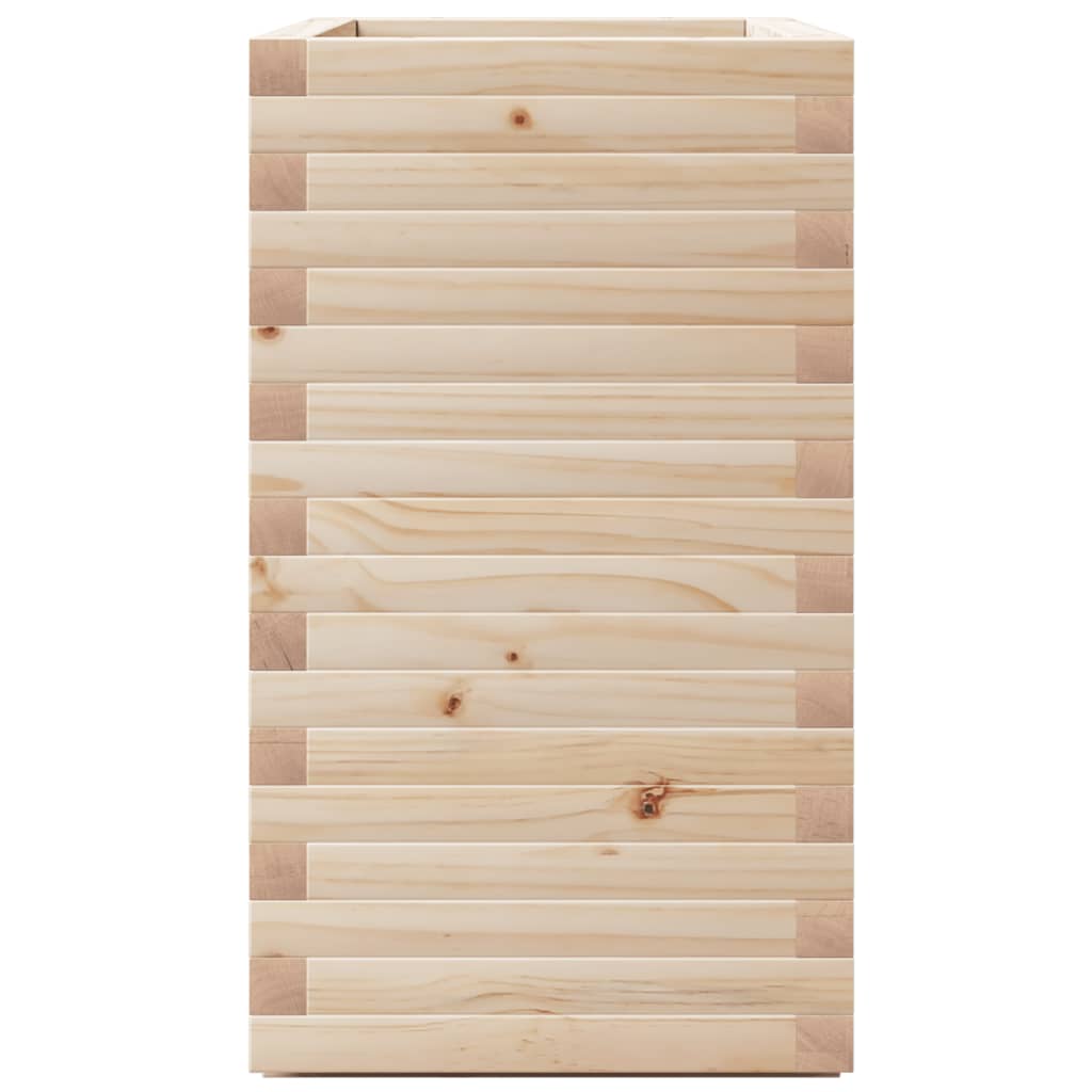 Fioriera Da Giardino 70x40x72,5 Cm In Legno Massello Di Pino - Image 6