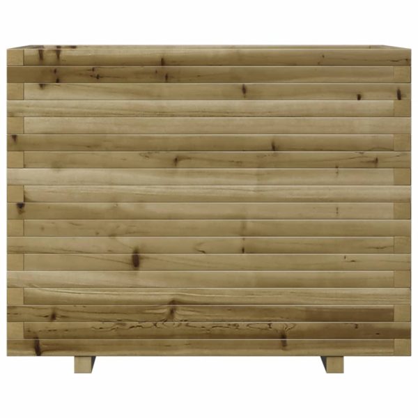 Fioriera Da Giardino 90x60x72,5 Cm In Legno Di Pino Impregnato - Image 5