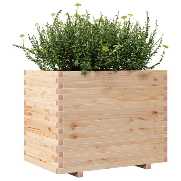 Fioriera Da Giardino 90x60x72 Cm In Legno Massello Di Pino - Image 4