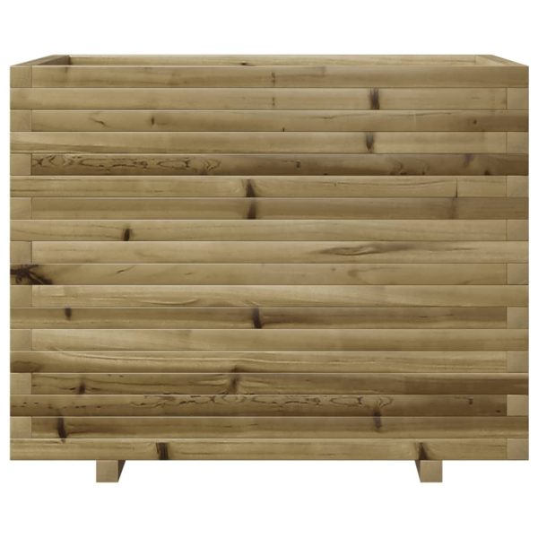 Fioriera Da Giardino 90x60x72 Cm In Legno Di Pino Impregnato - Image 5